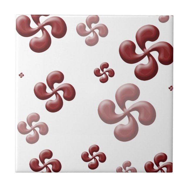 Les croix Basque 3d ! Kakelplatta (Framsidan)