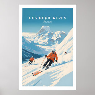 Les Deux Alpes Affisch 1
