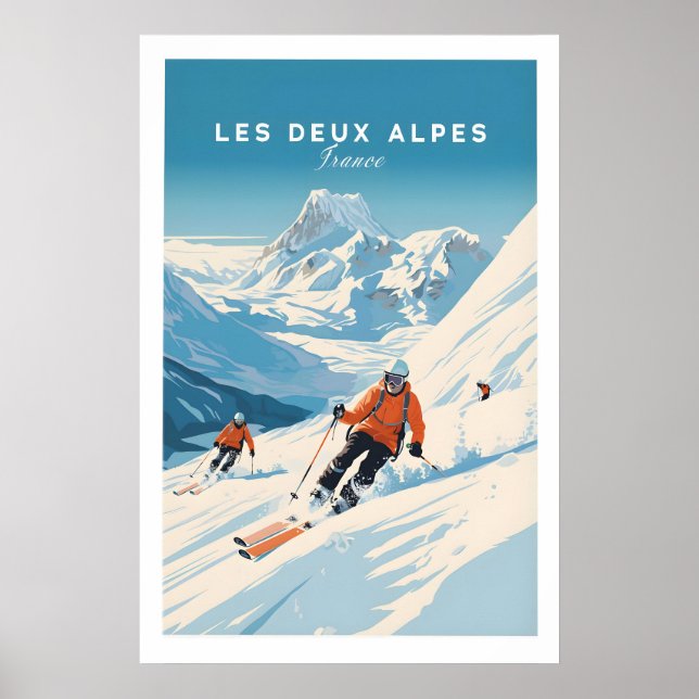 Les Deux Alpes Affisch 1 (Framsidan)