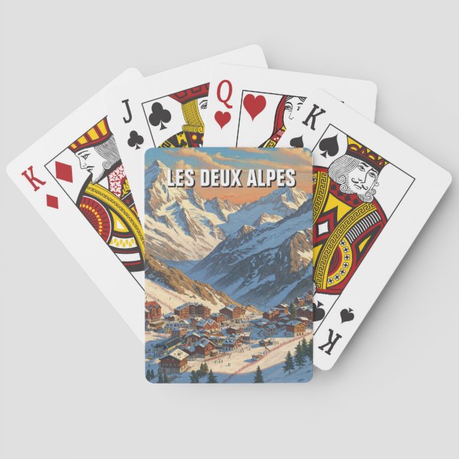 Les Deux Alpes Frankrike Resa Casinokort (Baksidan)