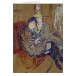 Les Deux Amies - konstkort Hälsningskort