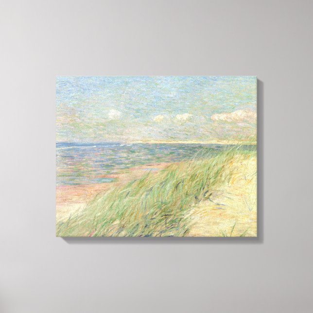 Les Dunes du Zwin, Knokke, 1887 (olja på arbetsyta Canvastryck (Framsida)