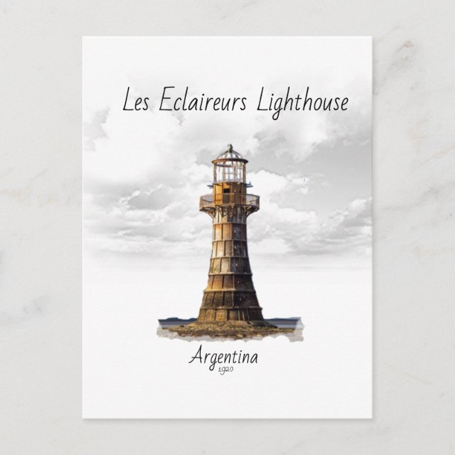 LES ECLAIREURS LIGHTHOUSE 1920- POSTCARD VYKORT (Framsida)