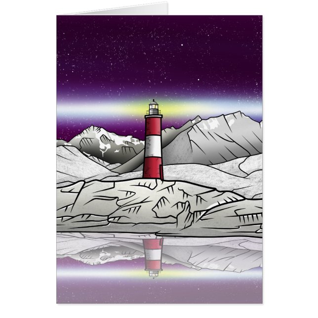 Les Eclaireurs Lighthouse Argentina Hälsningskort (Framsidan)