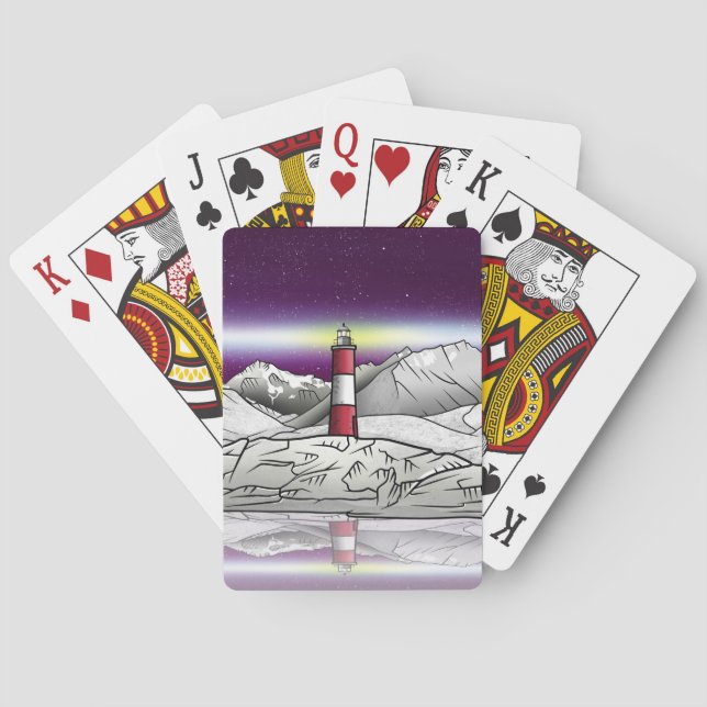 Les Eclaireurs Lighthouse Södra Argentina Casinokort (Baksidan)