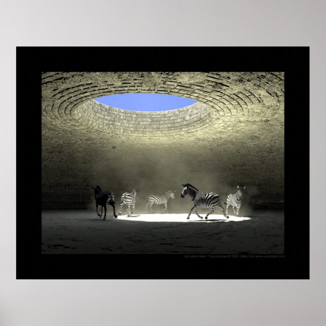 Les-fångarna - fångarna poster (Framsidan)