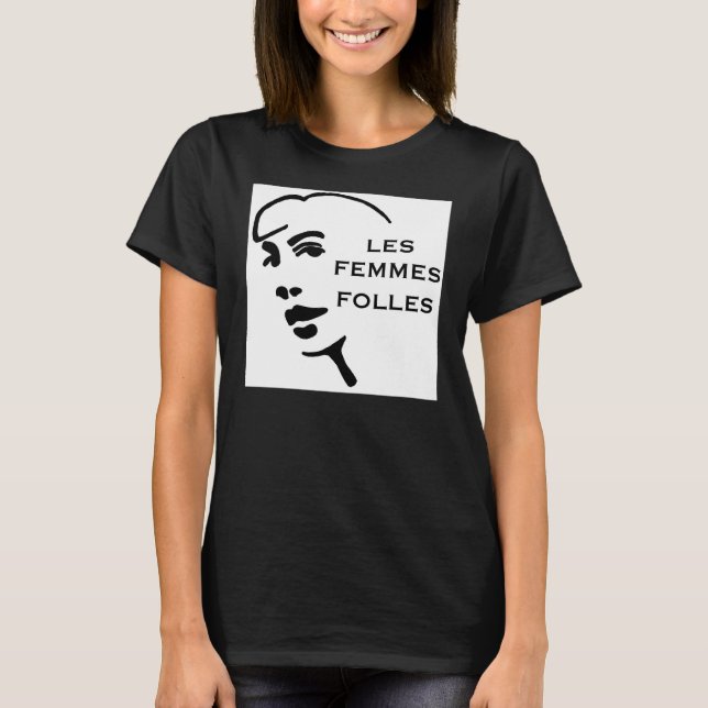 Les Femmes Folles Original Tee-ORGANIC Tröja (Framsida)