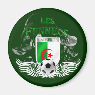 Les Fennecs Algerie flagga algeriska magnet