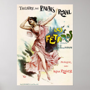 LES FETARDS Opera Theater Du Palais Royal Fransk Poster