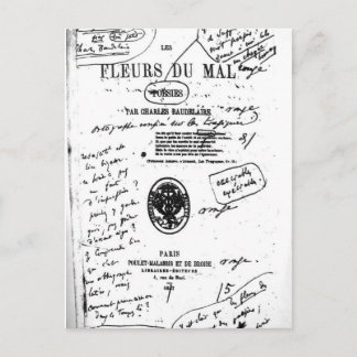Les Fleurs du Mal 2 - Baudelaire Vykort