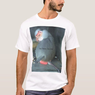 les fleurs du mal - baboon tee shirt