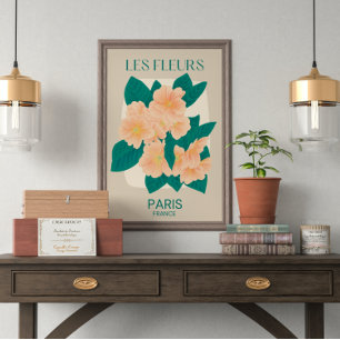 Les Fleurs Paris Poster