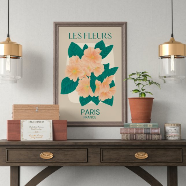 Les Fleurs Paris Poster (Skapare uppladdad)