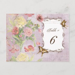 Les Fleurs Peony Ro Tulip Blommigt Flowers Bröllop Vykort