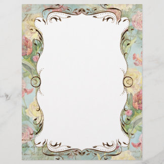 Les Fleurs Peony Ro Tulip Blommigt Stationery Pg 2
