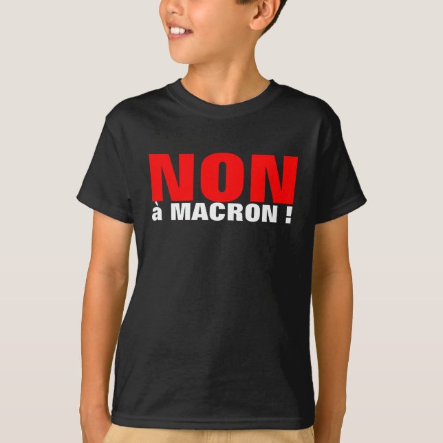 Les Francais choisissent le NON - Kids shirt Tee Shirt (Framsida)