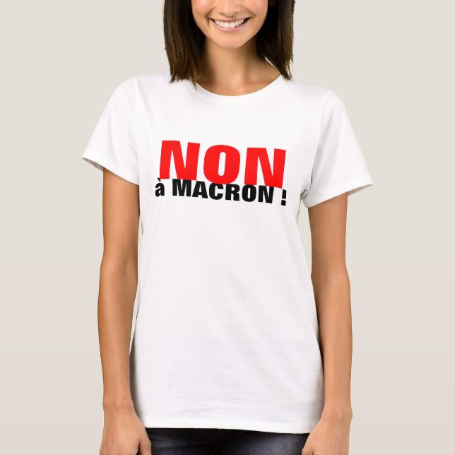 Les Francais choisissent le NON - t-shirt femme (Framsida)
