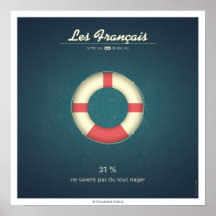 Les Français qui ne savent pas nager