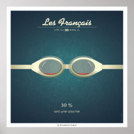 Les Français qui ont une piscine Poster
