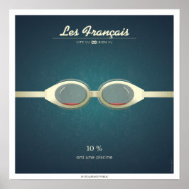 Les Français qui ont une piscine Poster