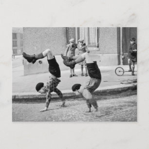 Les frères Paris - 1934 - Robert Doisneau Vykort