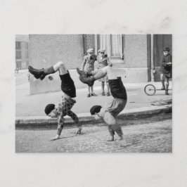 Les frères Paris - 1934 - Robert Doisneau Vykort