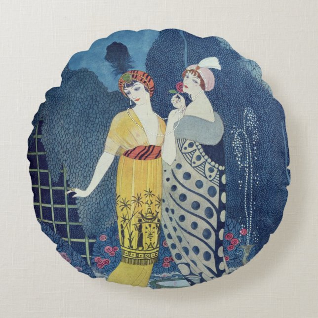 Les funktionslägen rund kudde (Framsidan)