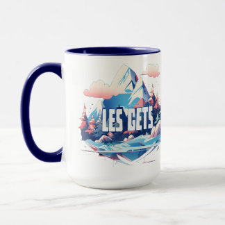 Les Gets Alpin Tvåtons Kaffe/Te-mugg Mugg