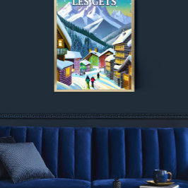 Les Gets : Authenticité Montagnarde Poster