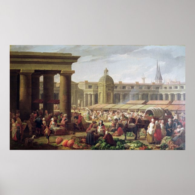 Les Halles, Paris Poster (Framsidan)