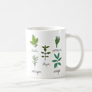 Les herbes kaffemugg