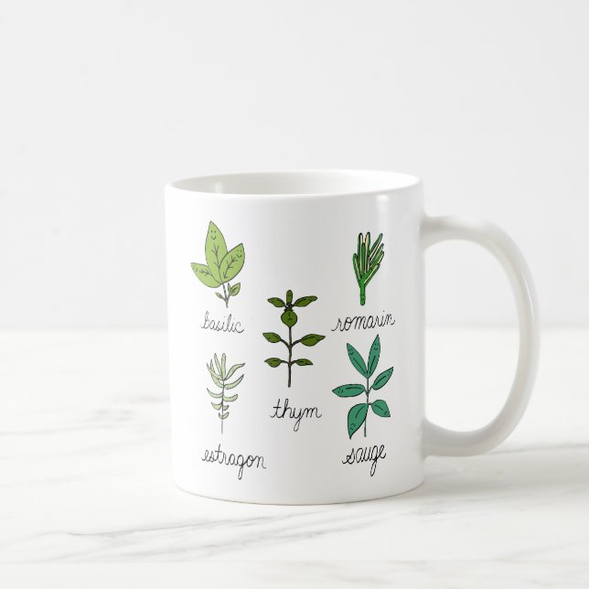 Les herbes kaffemugg (Höger)