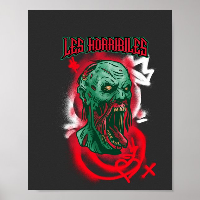 Les Horribiles Monster Poster (Framsidan)