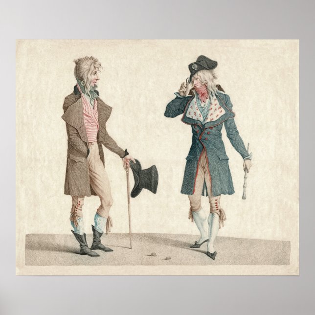 Les Incroyables by Carle Vernet Poster (Framsidan)