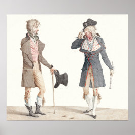 Les Incroyables - Reproduction of Vernet Engrave Poster