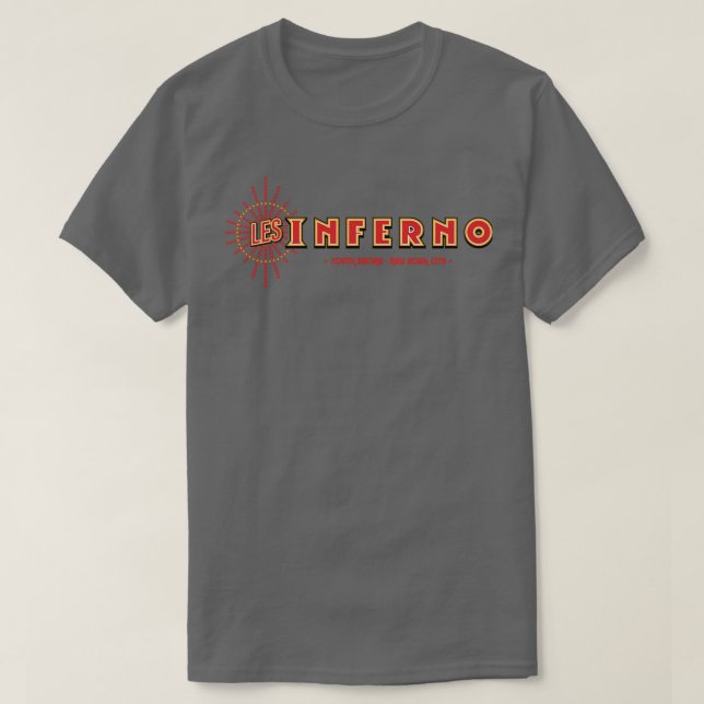 Les Inferno House Regler T Shirt (Design framsida)