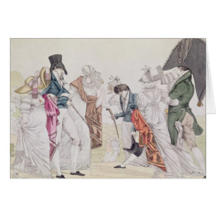 Les Invisibles', c.1807 Hälsningskort