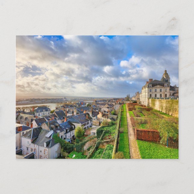 Les Jardins de l'Ancien Eveche of Blois, Frankrike Vykort (Framsida)