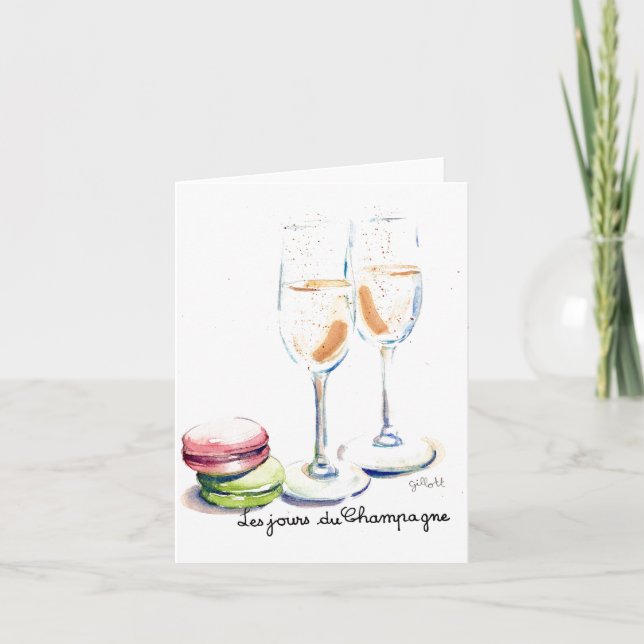 Les Jours du Champagne Kort (Framsida)