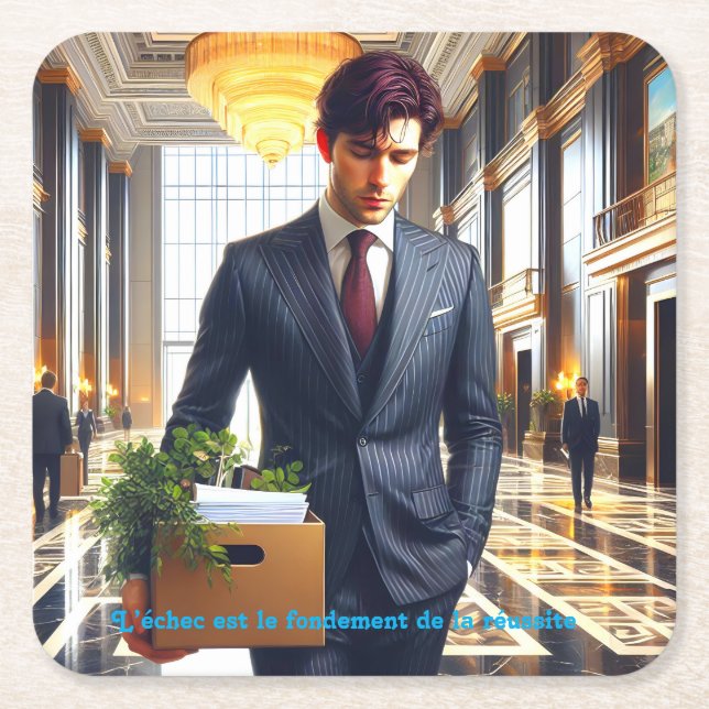  - Les Jours Meilleurs Arrivent Underlägg Papper Kvadrat (Framsidan)