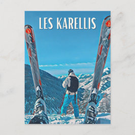 Les Karellis Station de ski Vykort