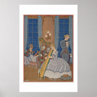 Les Liaisons Dangereuses Harp-scenen Poster