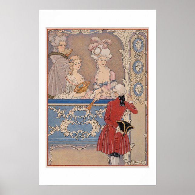 Les Liaisons Dangereuses Teaterscen Poster (Framsidan)