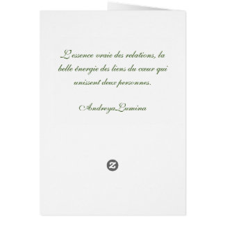 Les liens du coeur hälsningskort