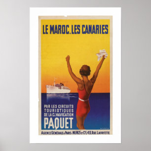 Les Maroc, Les Canaries - Paket Poster