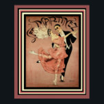 Les Martinez Art Deco Travel Poster 16 x 20<br><div class="desc">Vintage,  Latino,  Art Deco,  poster Les Martinez.</div>