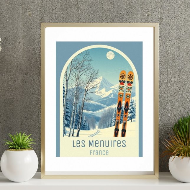 Les Menuires skidortaffisch Poster (Skapare uppladdad)