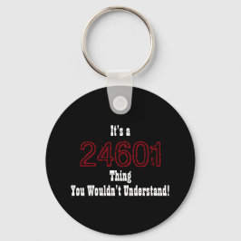 Les Mis 24601 Keychain Nyckelring
