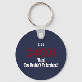 Les Mis 24601 Keychain Nyckelring