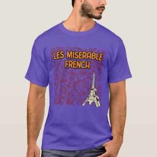Les Miserable Fransk Lifestyle Movie Älskare Habit T Shirt